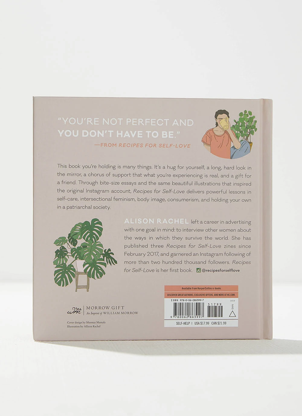 Harper Collins Recipes For Self-love: How To Feel Good In A Patriarchal World Book - Alison Rachel 6 Harper Collins Recipes For Self-love: How To Feel Good In A Patriarchal World Book - Alison Rachel