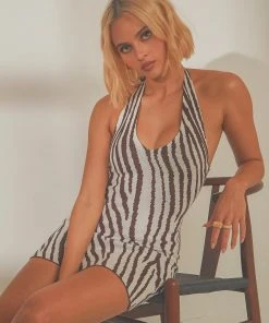 Peppermayo New & Most Loved Living Free Mini Dress - Zebra