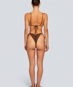 LaHana Swim Amara Bottom - Ribbed Brown 13 LaHana Swim Amara Bottom - Ribbed Brown
