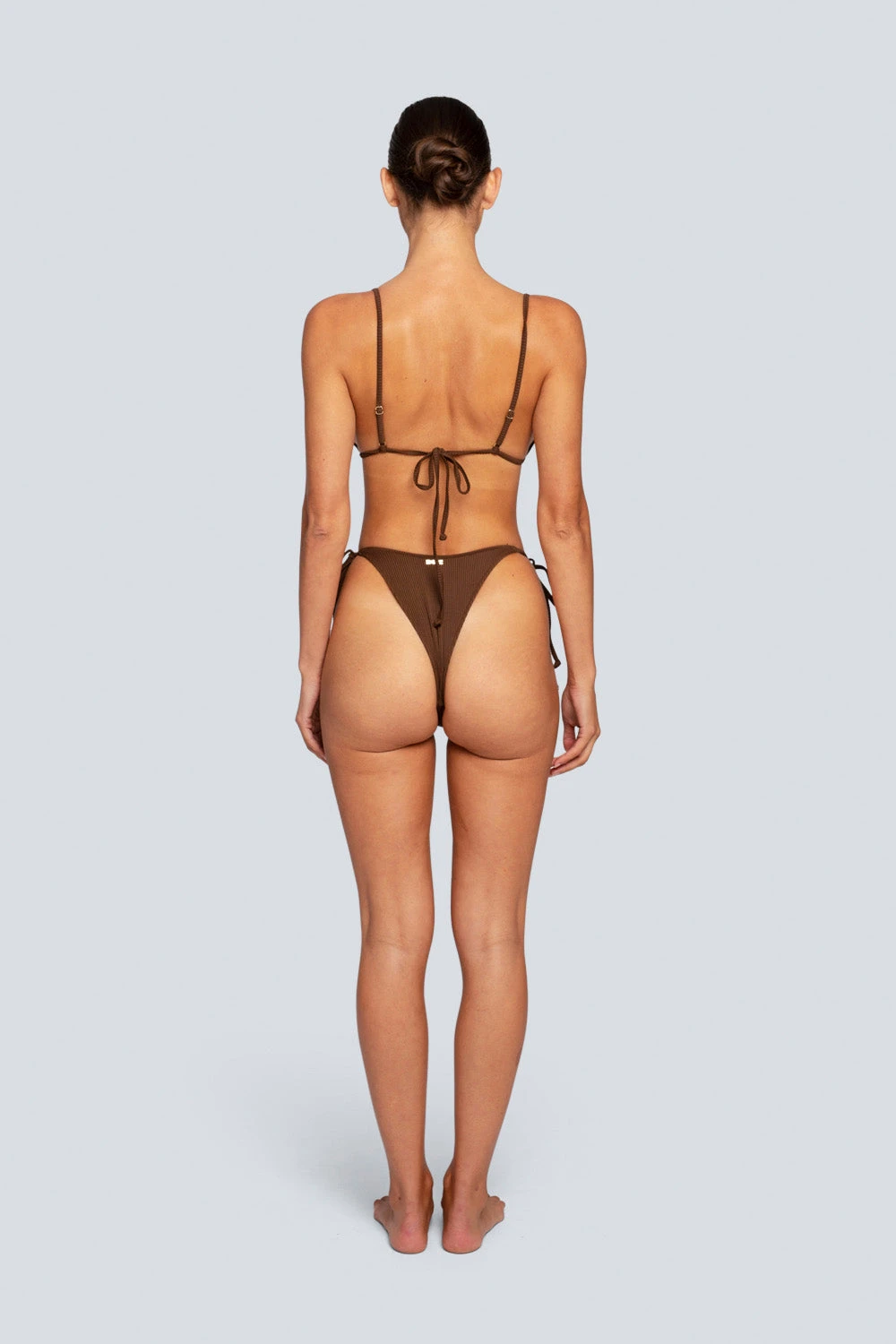 LaHana Swim Amara Bottom - Ribbed Brown 8 LaHana Swim Amara Bottom - Ribbed Brown
