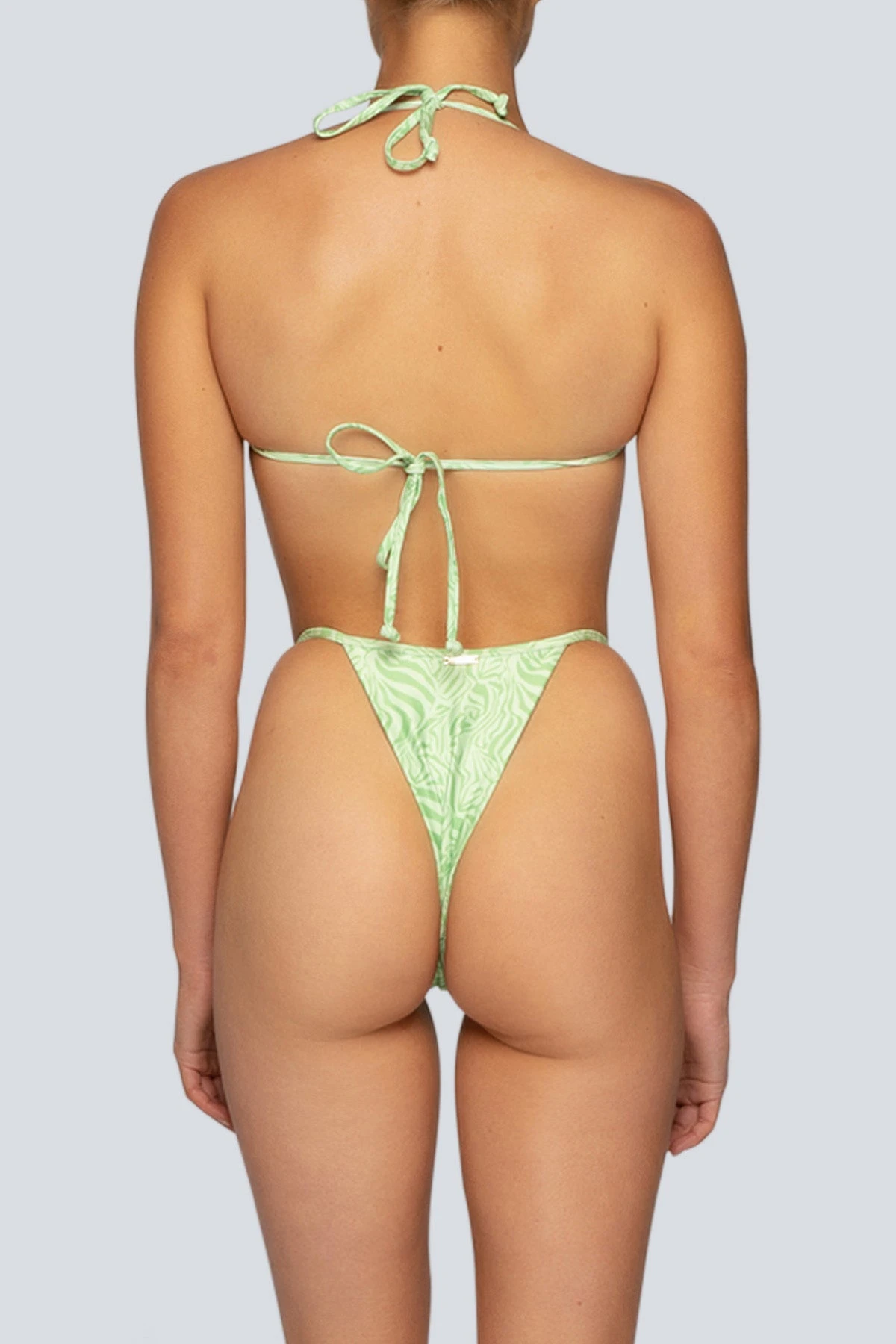 LaHana Swim Paten Bottom - Green Zebra New & Most Loved 9 LaHana Swim Paten Bottom - Green Zebra New & Most Loved