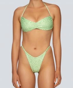 LaHana Swim Paten Bottom - Green Zebra New & Most Loved 13 LaHana Swim Paten Bottom - Green Zebra New & Most Loved
