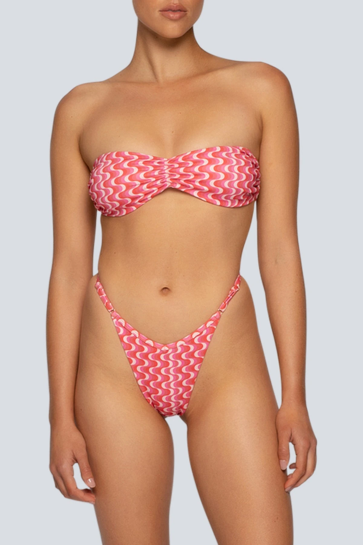 LaHana Swim Paten Bottom - Pink Wave New & Most Loved 7 LaHana Swim Paten Bottom - Pink Wave New & Most Loved
