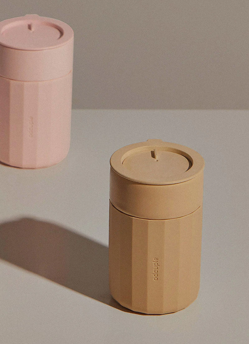 Odcuple Original 12oz Reusable Coffee Cup (355ml) - Latte 6 Odcuple Original 12oz Reusable Coffee Cup (355ml) - Latte