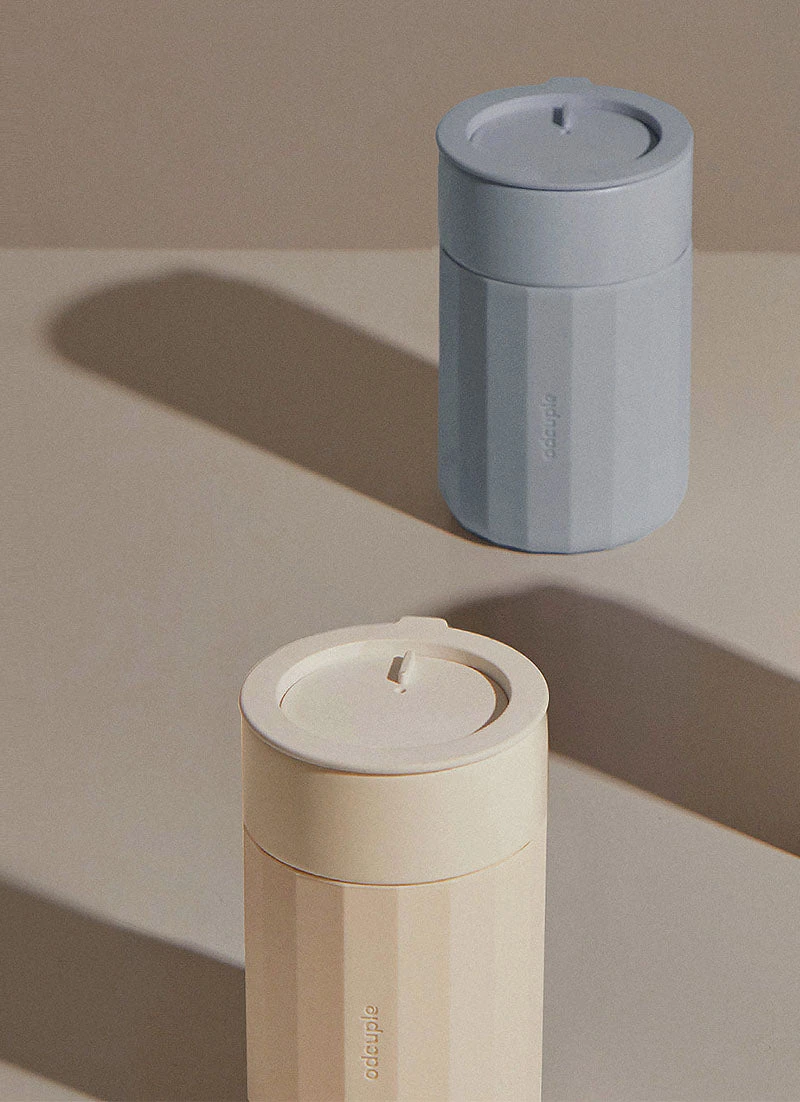 Odcuple Original 12oz Reusable Coffee Cup (355ml) - Oat New & Most Loved 6 Odcuple Original 12oz Reusable Coffee Cup (355ml) - Oat New & Most Loved