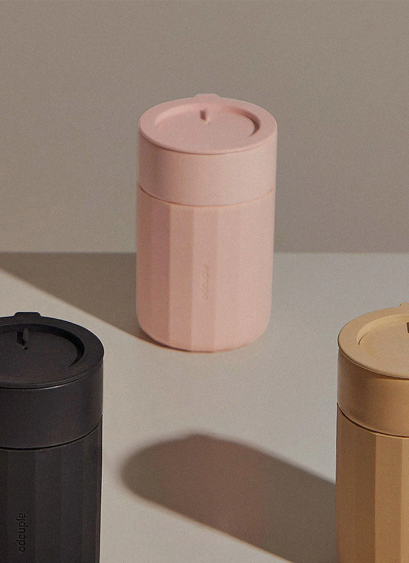 Odcuple Original 12oz Reusable Coffee Cup (355ml) - Pink Moon New & Most Loved 6 Odcuple Original 12oz Reusable Coffee Cup (355ml) - Pink Moon New & Most Loved