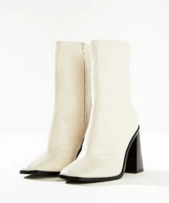 Siren Footwear New & Most Loved Belmar Boot - Cream Croc