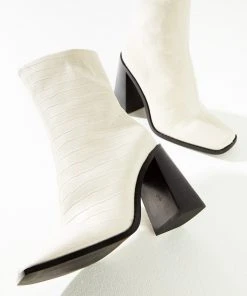 Siren Footwear New & Most Loved Belmar Boot - Cream Croc